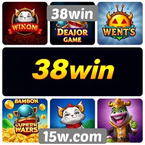 Diversidade de jogos disponíveis no 38win