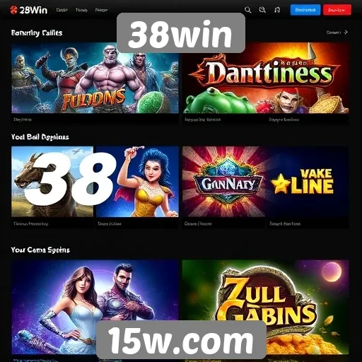 Jogos populares disponíveis na plataforma 38win